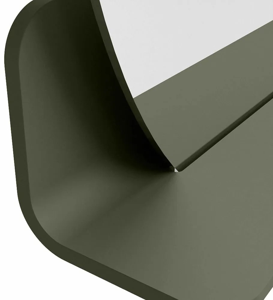 Mondiaz Spot spiegel rond Ø70cm met planchet army