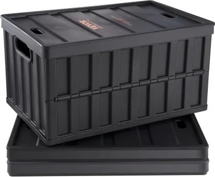 VEVOR Set van 3 65L Professionele Vouwdozen van PP Transportdoos met Deksel Vouwbare Opbergdoos met Handvat Stapelbare Dozen Opbergdoos Vouwdozen Stapelbare Dozen voor Opslag &amp; Transport