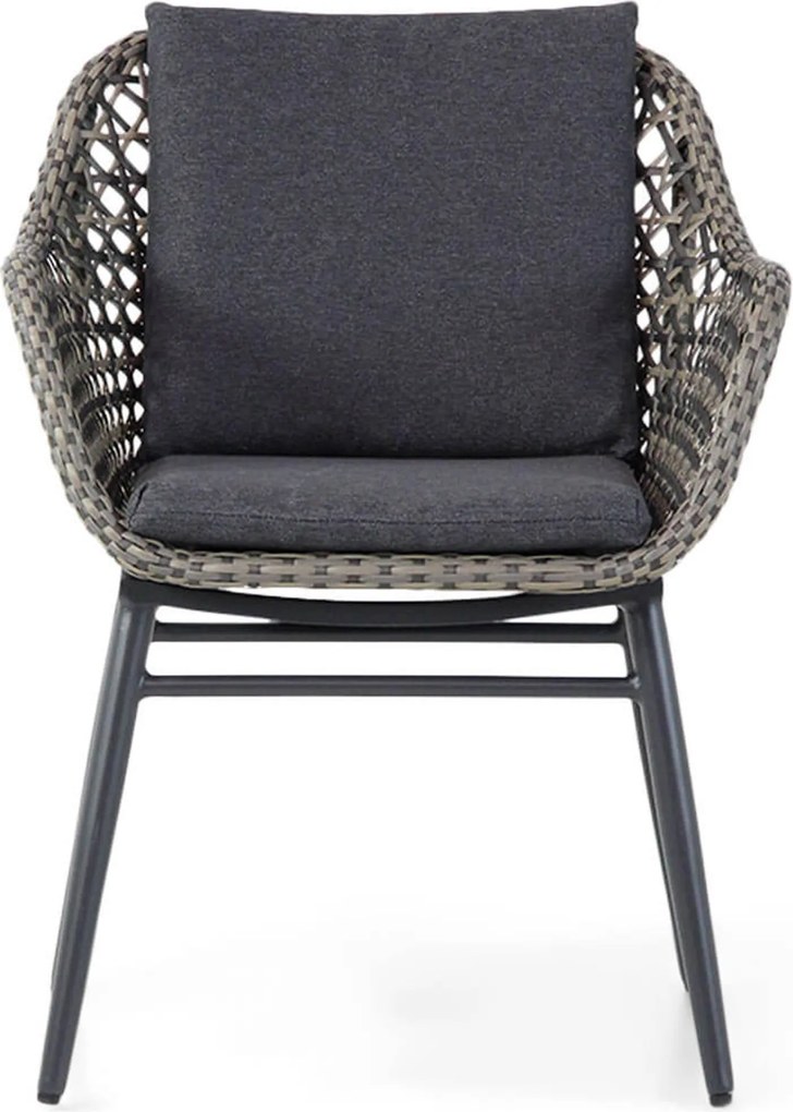 Tuinset 4 personen 180 cm Wicker Taupe Lifestyle Garden Furniture Dolphin/Veneto