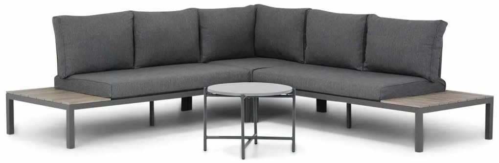 Hoek loungeset 5 personen Aluminium/polywood Grijs  Domani Furniture La Festa
