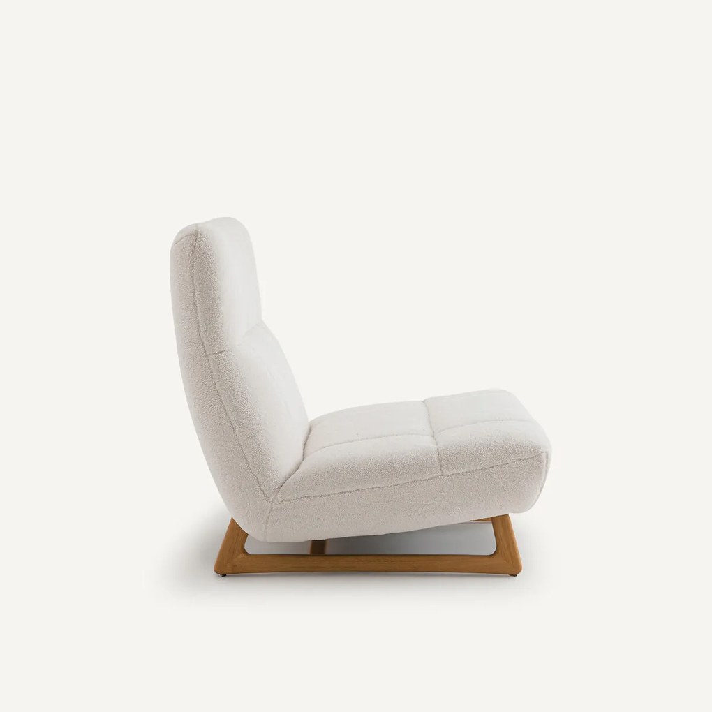 Fauteuil tricot in sherpa, Lafar
