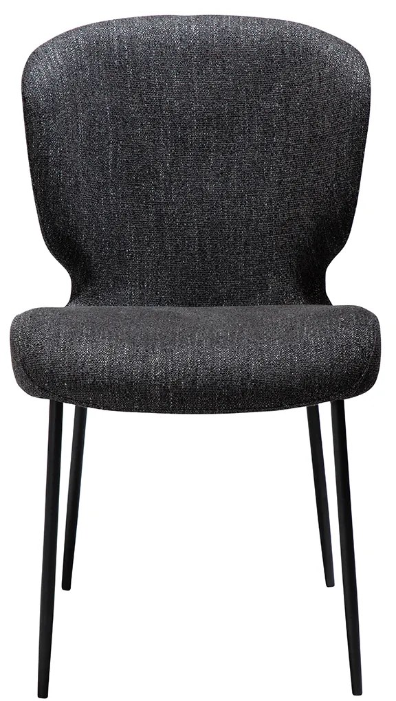 Dan-Form Glory Luxe Eetkamerstoel Zwart Boucle