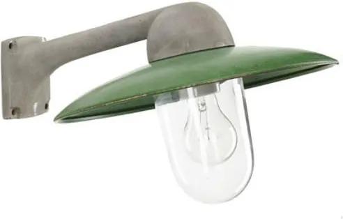 Fabrique wandlamp groen aluminium