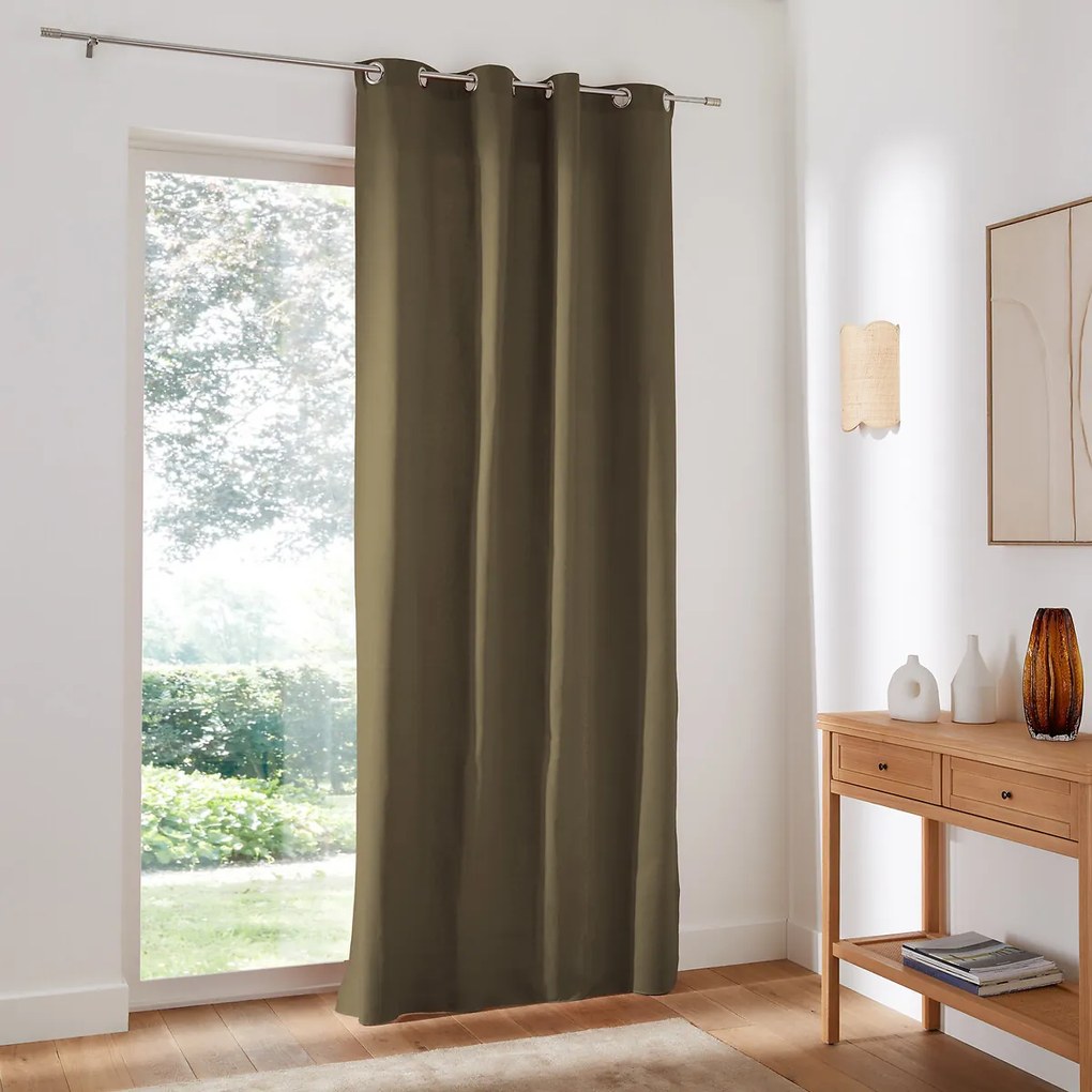 Katoenen gordijn met oogjes Scenario