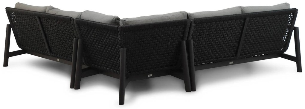 Hoek loungeset 6 personen Aluminium/Rope Grijs Coco Ralph/Pacific