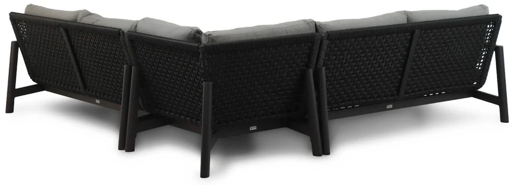 Hoek loungeset 6 personen Aluminium/Rope Grijs Coco Ralph/Riviera