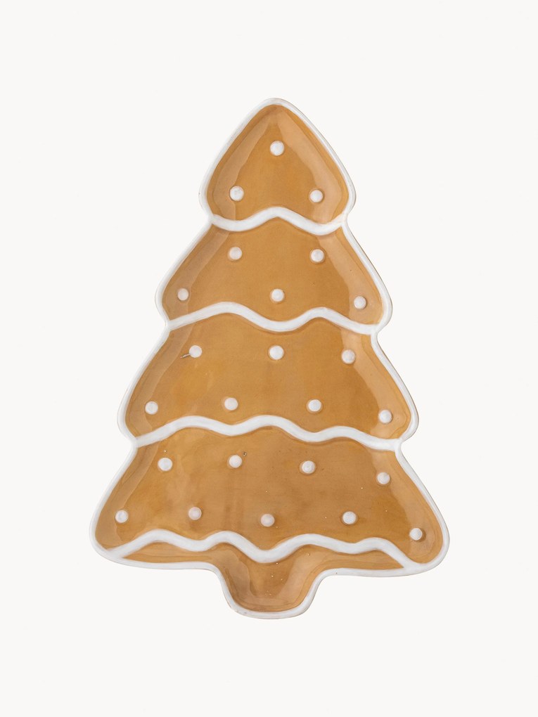 Kerst serveerbord Ginnie, handgeschilderd