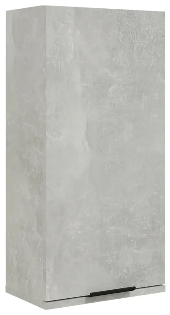 vidaXL Badkamerkast wandgemonteerd 32x20x67 cm betongrijs