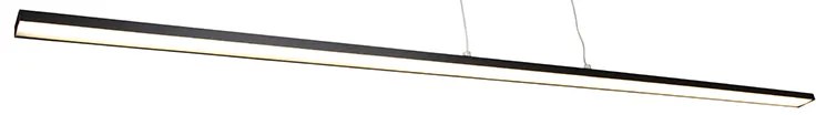 Moderne zwarte hanglamp 150 cm incl. LED - Banda