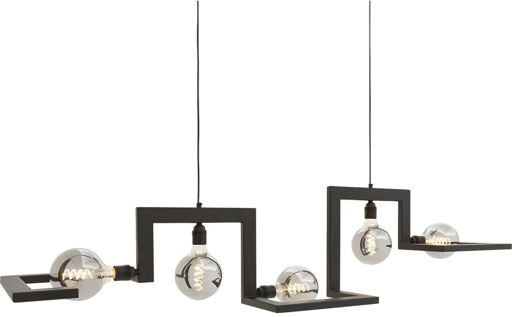 Goossens Hanglamp Anouk, Hanglamp met 5 lichtpunten exclusief lichtbron