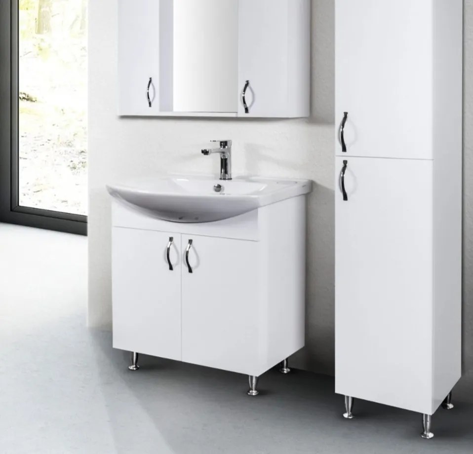 SaniGoods Epoca badkamermeubel met wastafel 1 kraangat 80cm wit