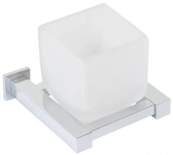 Plieger Cube bekerhouder matglas chroom 4784186