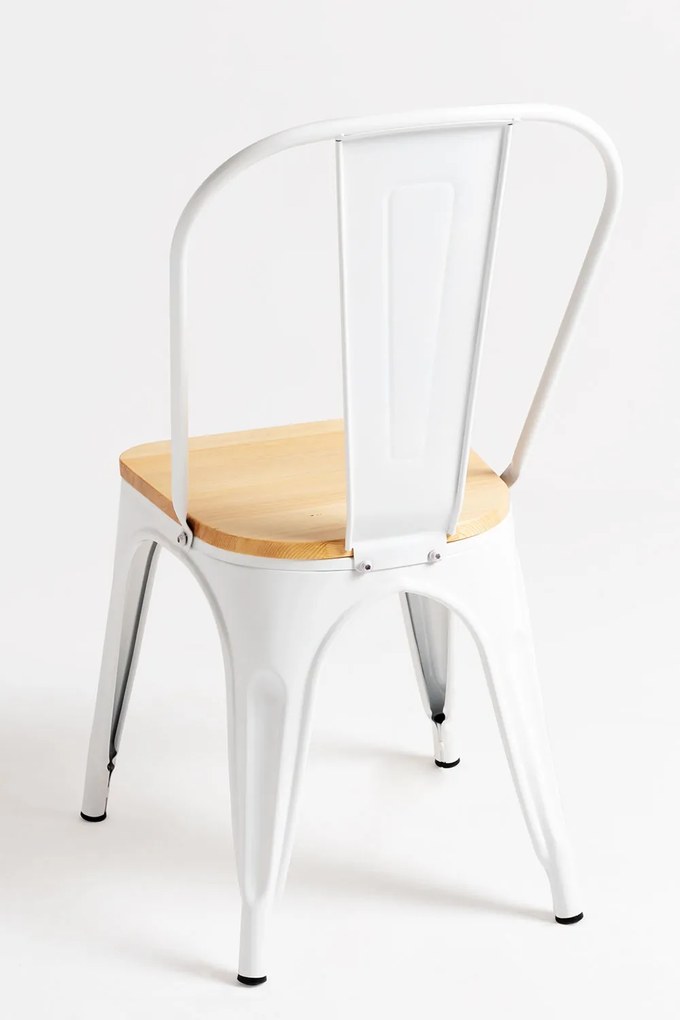 Pakket 4 Stoelen Torix Natuurlijk Hout