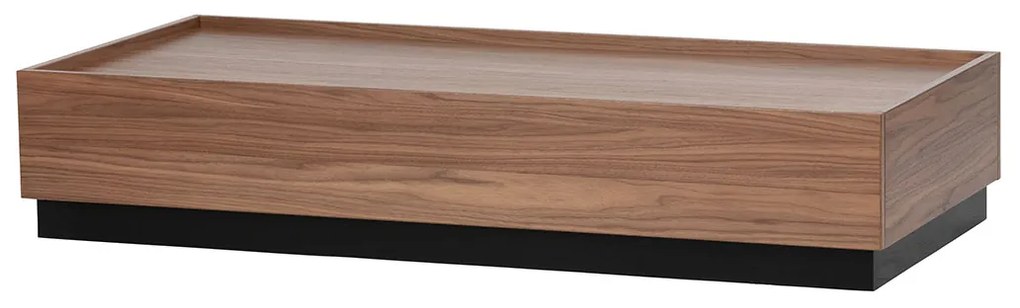 Vtwonen Block Walnut Japandi Salontafel Laag - 135 X 60cm.