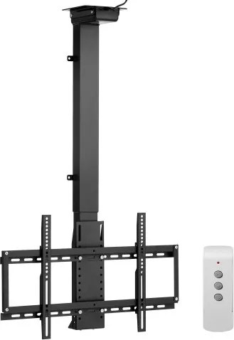VEVOR Gemotoriseerde tv-muurbeugel voor tv's van 813 tot 1397 mm, elektrisch verstelbare en neerklapbare standaard met max. VESA 60 x 40 cm, geschikt voor tv's tot 54 kg