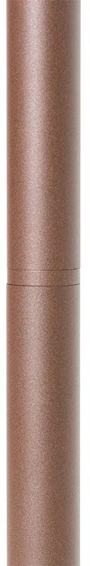 Industriële staande buitenlamp roestbruin 100 cm IP44 - Charlois