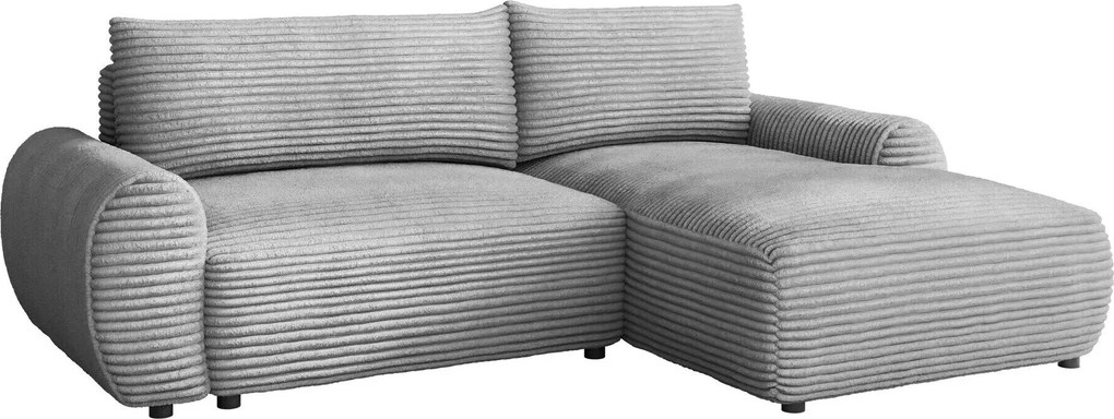 Hoekbank TrendyNest Strigina, Aanwezig, Aanwezig, 267x177x93cm, 131 kg, Poten: Kunststof