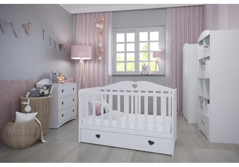 Zuigeling Kinderbed Olivia - Voor baby's Pasgeborenen 5059914028957 Children's Beds Home, 12 cm hoog veerkrachtig latex Children's Beds Home Mix van m