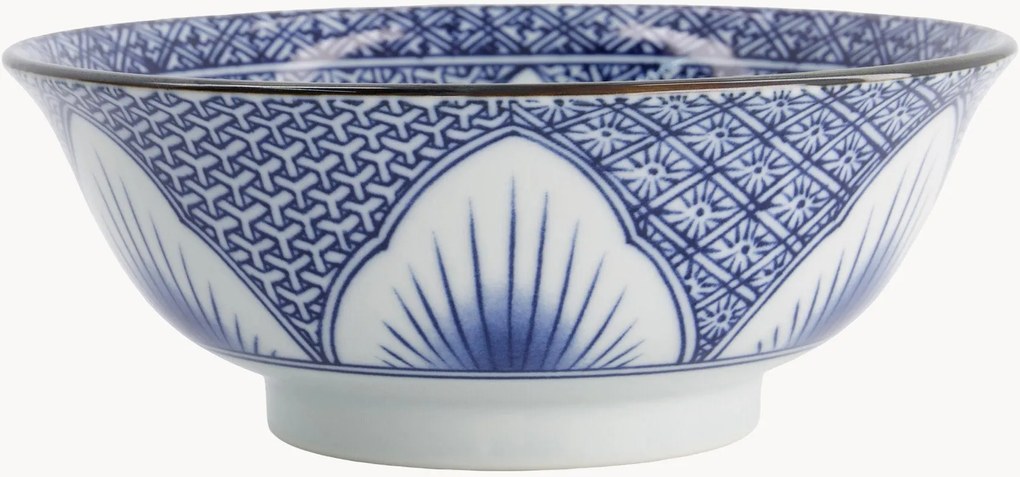 Porseleinen ramenkommen Lily Flower, 3-delig