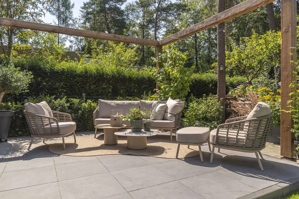 Taste by 4 Seasons Puglia loungeset latte Loungeset   taupe weerbestendig