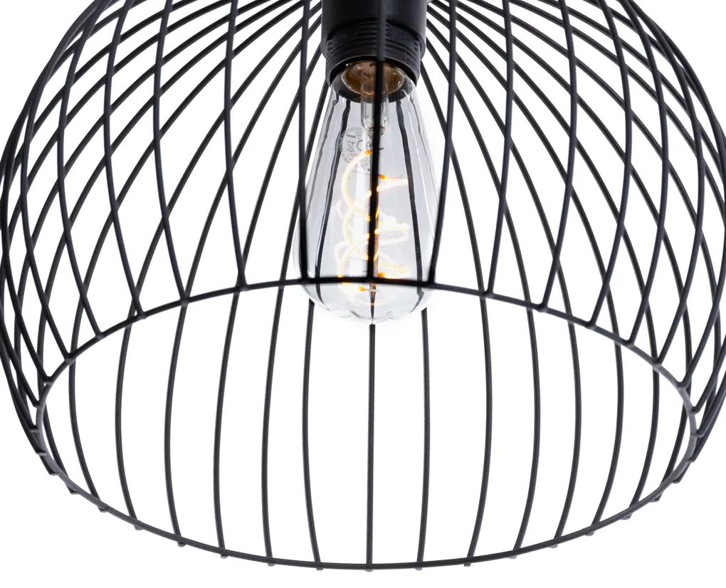 Eettafel / Eetkamer Moderne hanglamp zwart 3-lichts - Koopa Modern E27 Binnenverlichting Lamp