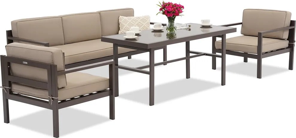 Garden Point Porto Apetito 5 bruine tuinmeubelset