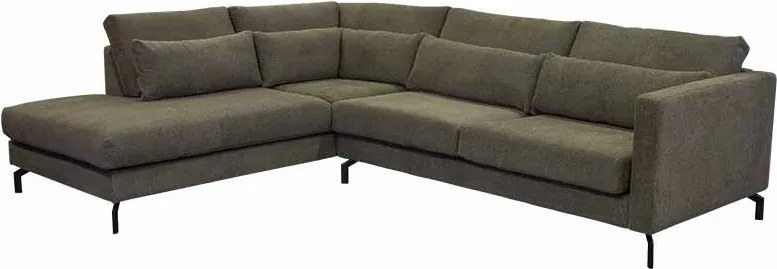 Hoekbank - Hög - links - Silent taupe 12