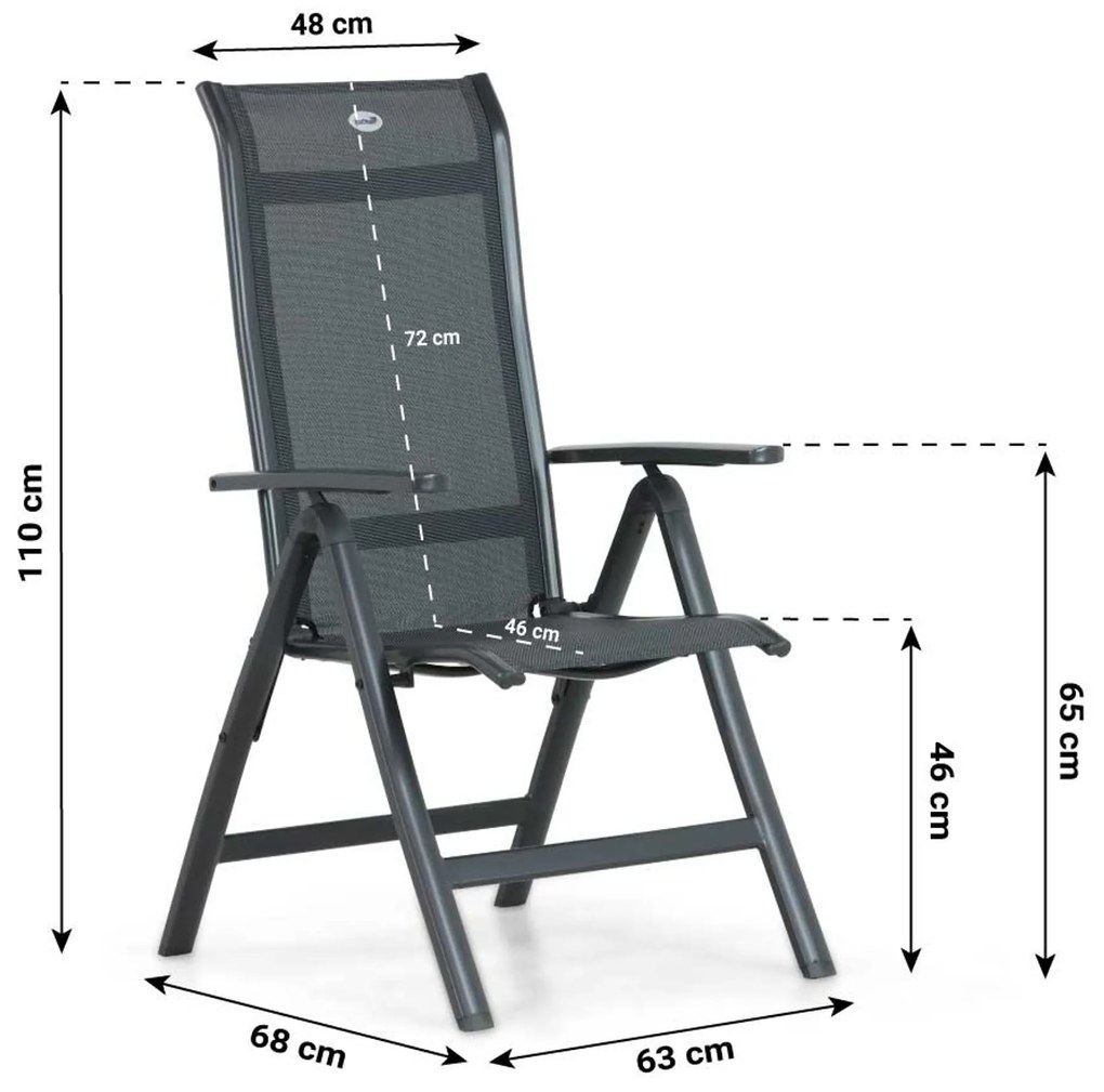 Hartman Alice Comfort Standenstoel Aluminium/textileen Grijs