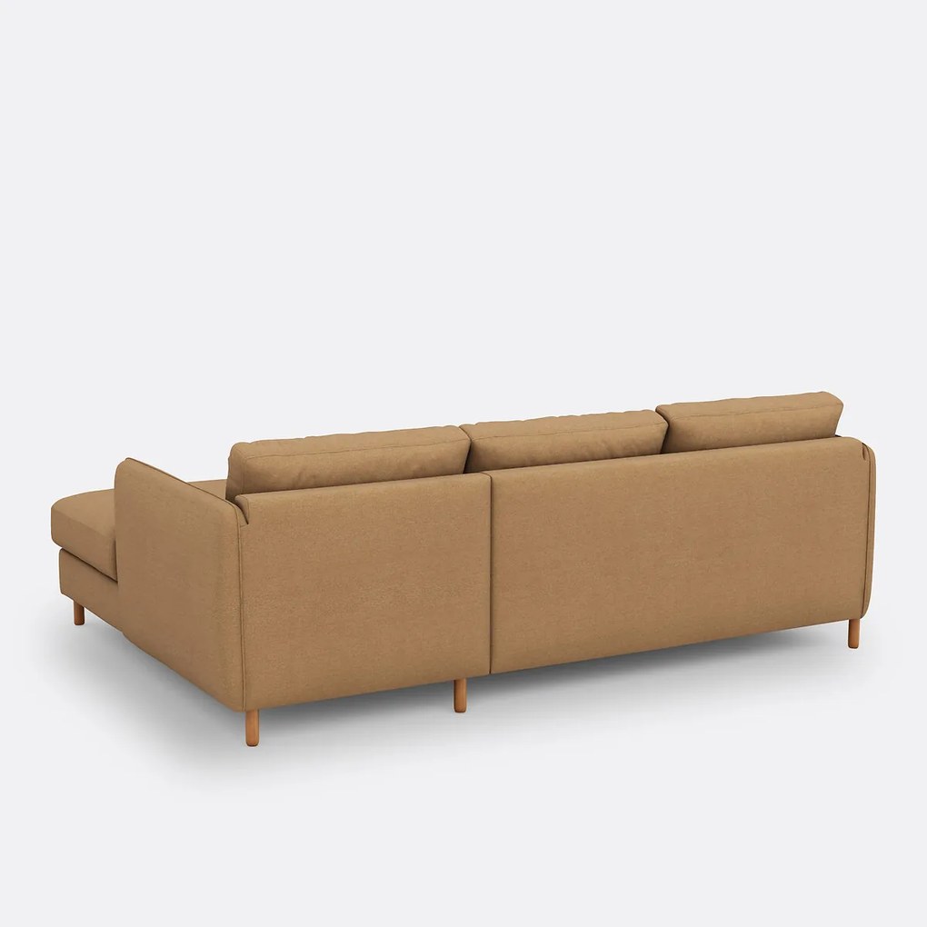 4-zits rechthoekige slaapbank in polyester, LOMÉO