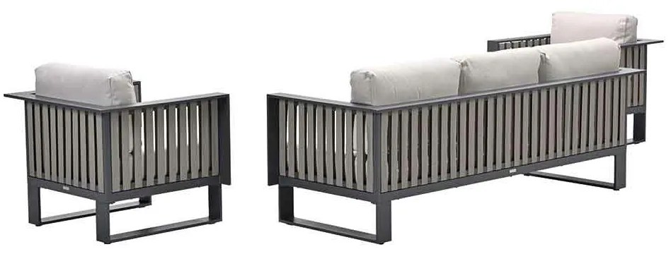 Garden Impressions Gabon loungeset 3-delig - taupe