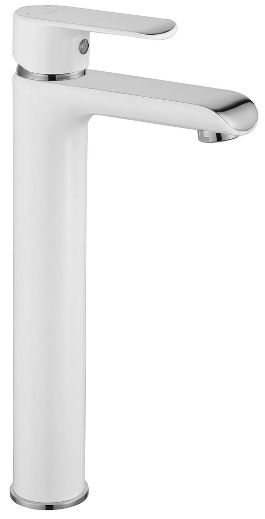 Wastafelkraan Rea Bloom White/Chrom High