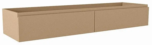 Mondiaz FOGE wastafelonderkast - 160x45x25cm - 2 lades - uitsparing links en rechts - softclose - Oro M44197Oro