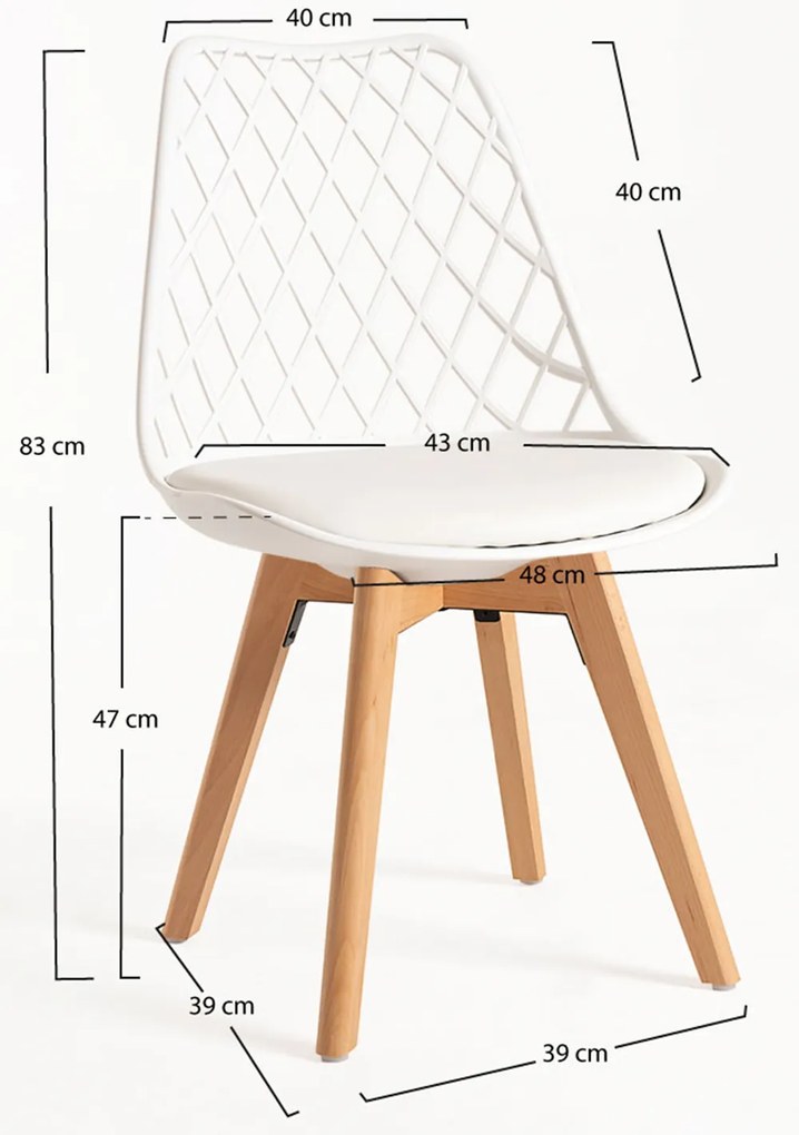 Pak 4 Mima Stoelen
