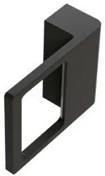 Riho Scandic X204 douchecabine links 100x90cm zwart mat