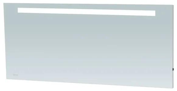 Saniclass Exclusive Line Clock spiegel 160x70cm met verlichting met klok aluminium 3891