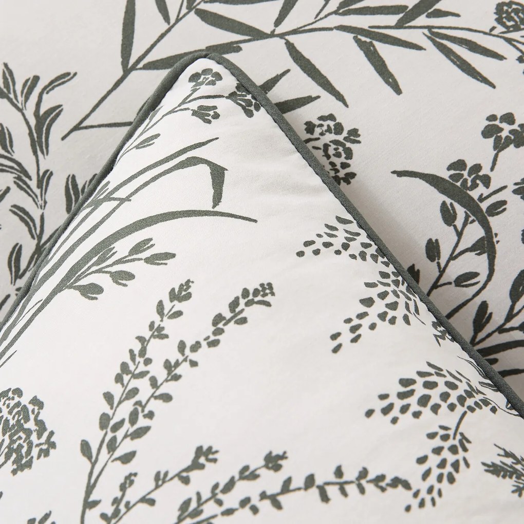 Kussensloop van gewassen perkaal katoen, Roxane