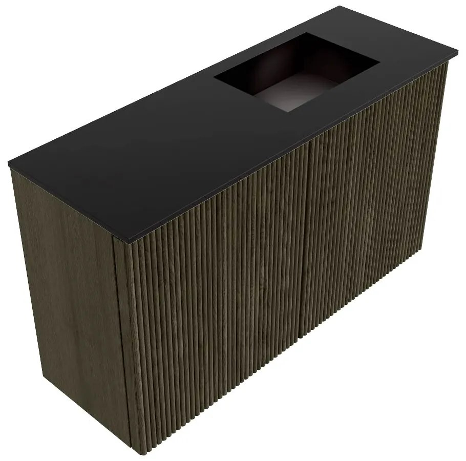 Mondiaz Joya 70cm toiletmeubel shadow met wastafel faye rechts zonder kraangat urban