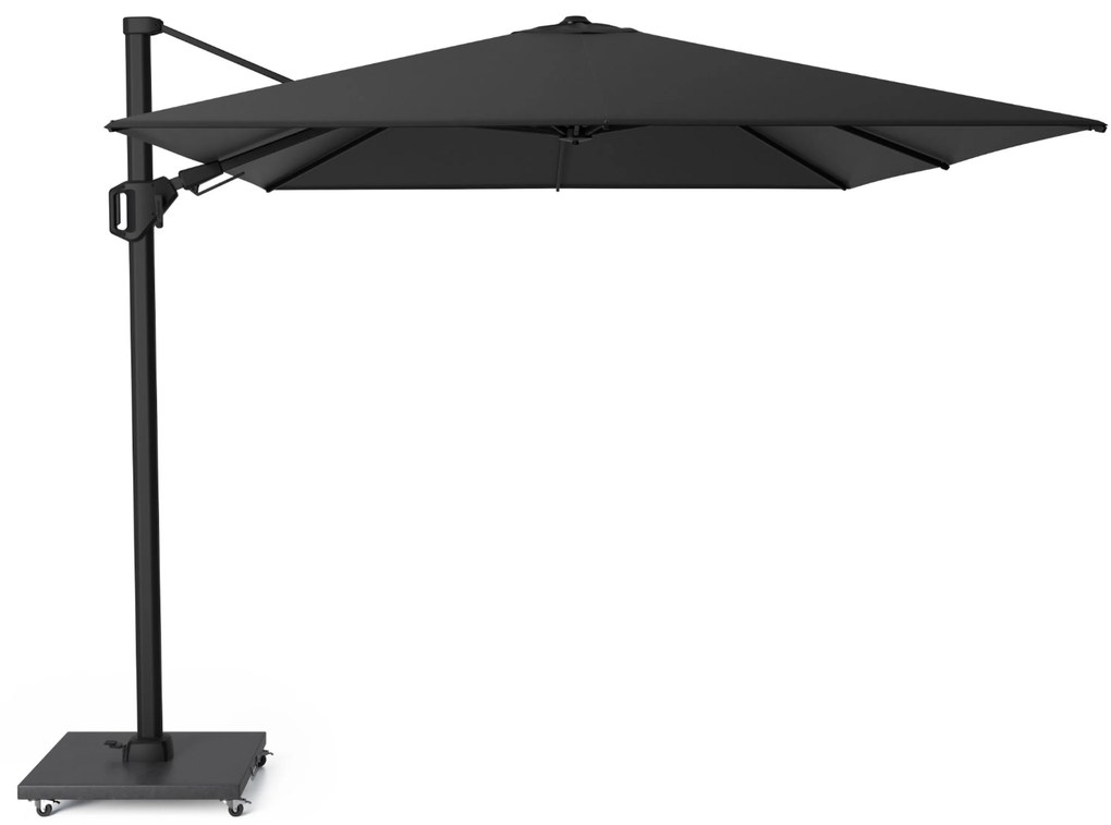 Platinum Challenger zweefparasol 3.5x2.6m T2 premium matt black frame (excl. voet) jet black