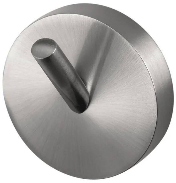 Haceka Kosmos Handdoekhaak - rond - enkel - geborsteld RVS 1208614