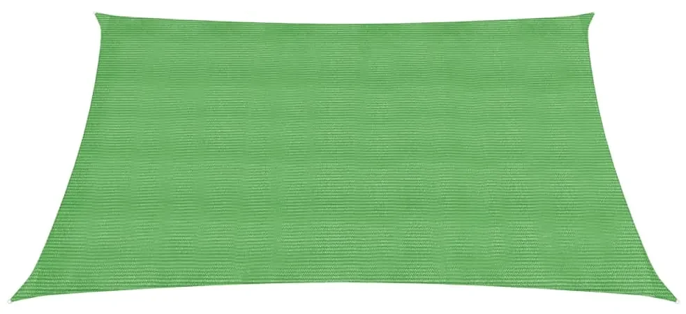vidaXL Zonnezeil 160 g/m² 5x5 m HDPE lichtgroen