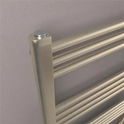 Eastbrook Wendover handdoekradiator 60x80cm 359W messing geborsteld