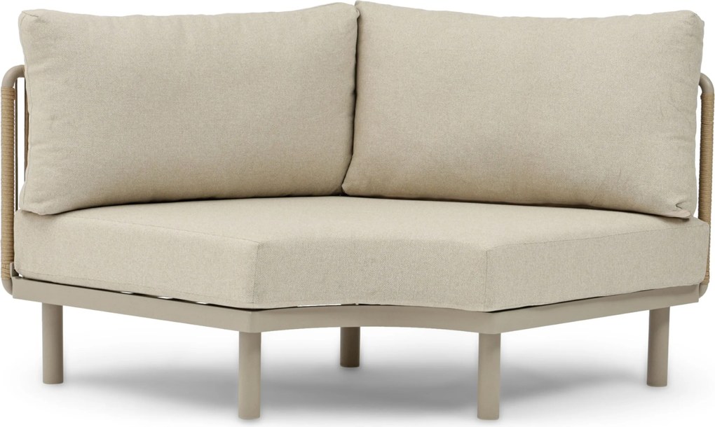 Loungeset tuin 5 personen Rope Zand/Beige  Coco Amici