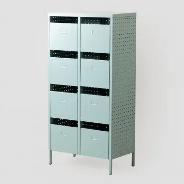 Ladekast 50x30 Cm Van Staal Abël Groen – Spar - Sklum