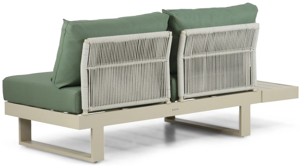 Hoek loungeset 6 personen Aluminium Taupe  Lifestyle Garden Furniture Lorenzo