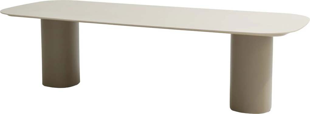 Bosco dining tuintafel 300x110xH75 cm keramiek oyster mocca Taste 4SO