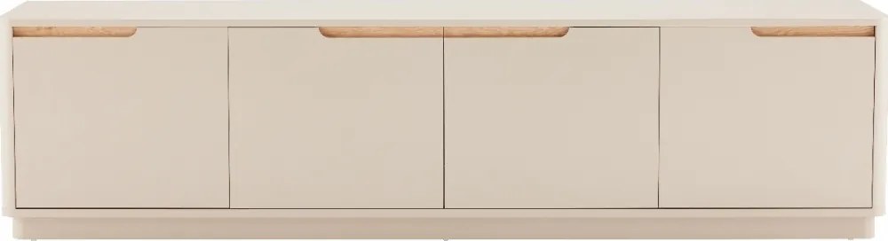 Mat Tv-meubel Grijsbeige - 200x40x51cm.