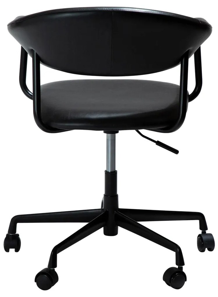 Dan-Form Rover Design Bureaustoel Zwart Kunstleer