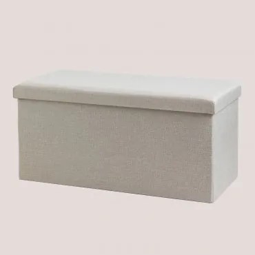 Gipto Katoenen Koffer Beige & ↔︎ 110 Cm - Sklum