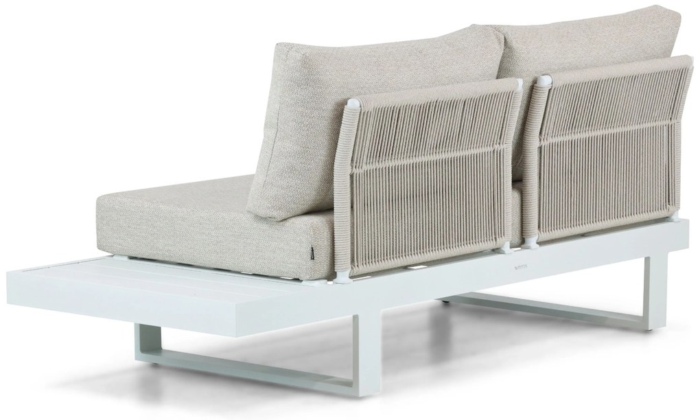 Hoek loungeset 6 personen Aluminium Wit  Lifestyle Garden Furniture Lorenzo