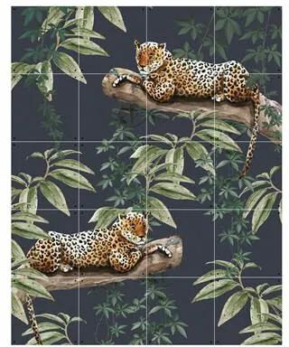 Chilling In The Jungle & Into The Wild Wandsysteem 100 x 80 cm
